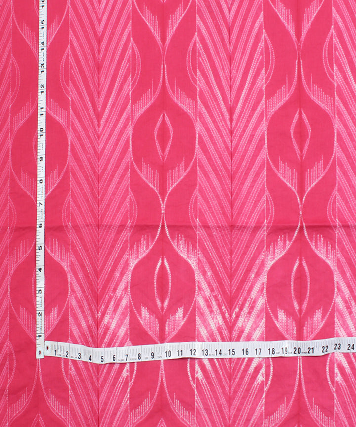 2.5m Pink tie dye cotton shibori kurta material
