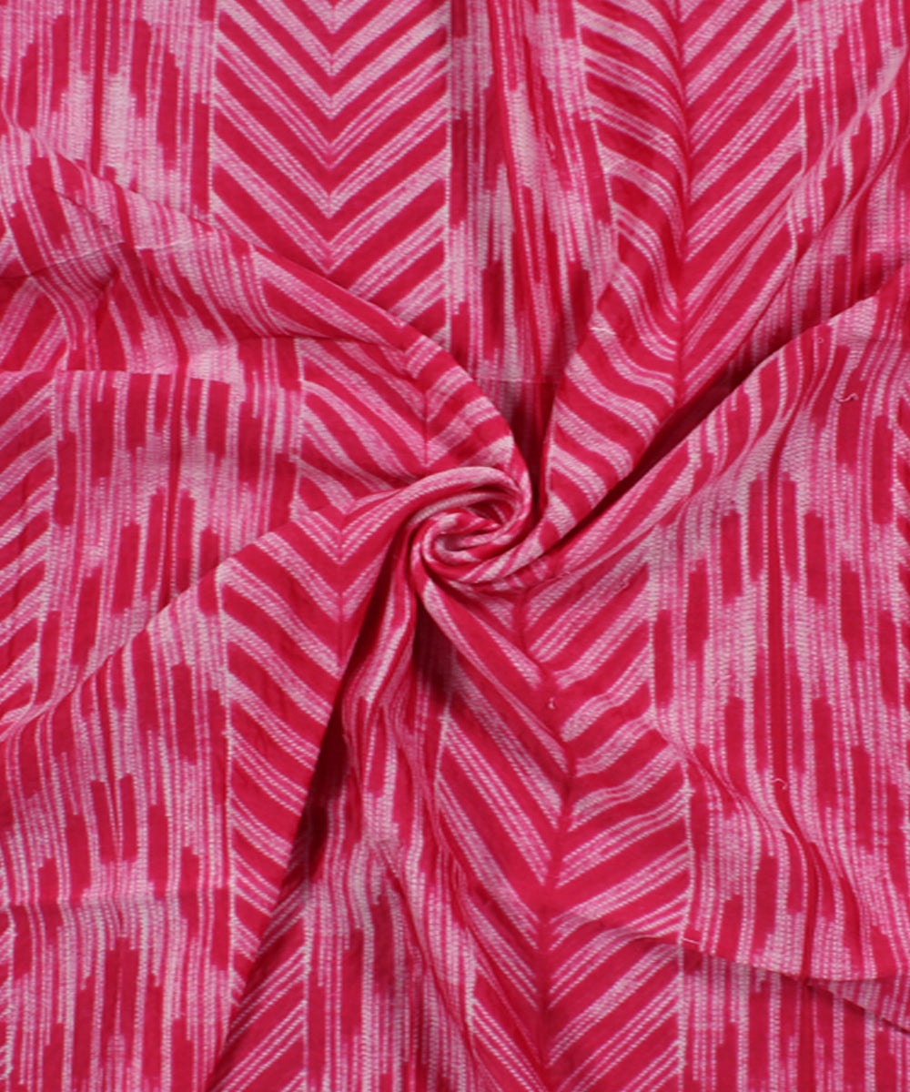 2.5m Pink tie dye cotton silk shibori kurta material