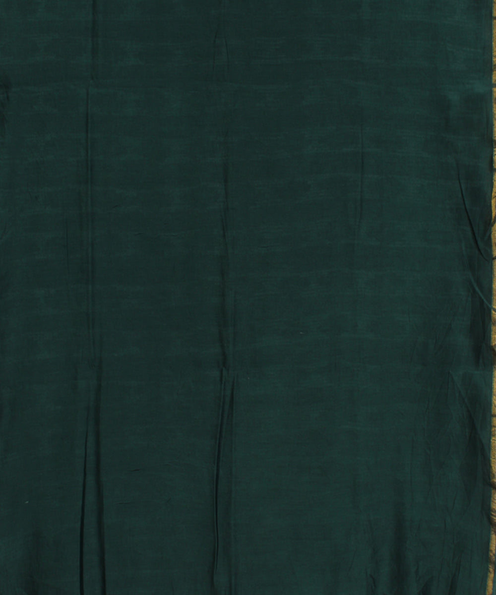 Grey green chanderi tie dye shibori saree