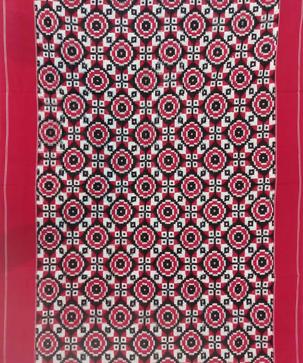 Multicolor handloom cotton double ikat pochampally saree