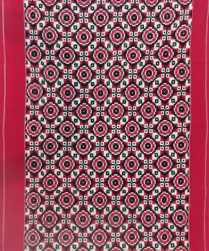 Multicolor handloom cotton double ikat pochampally saree