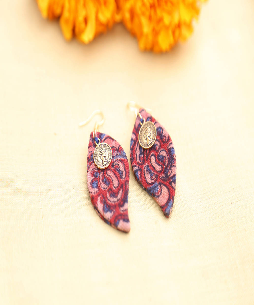 Paisley rosette keri shaped earrings