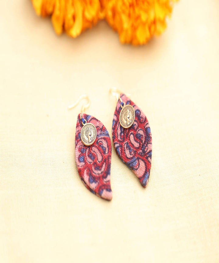 Paisley rosette keri shaped earrings