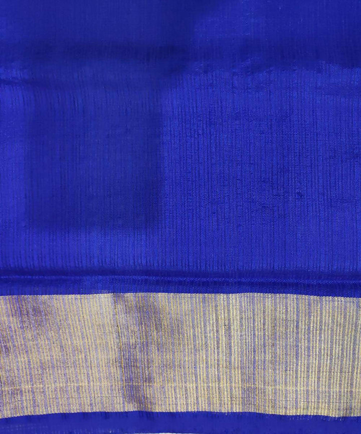 Green yellow and blue handloom ikat kota silk pochampally saree