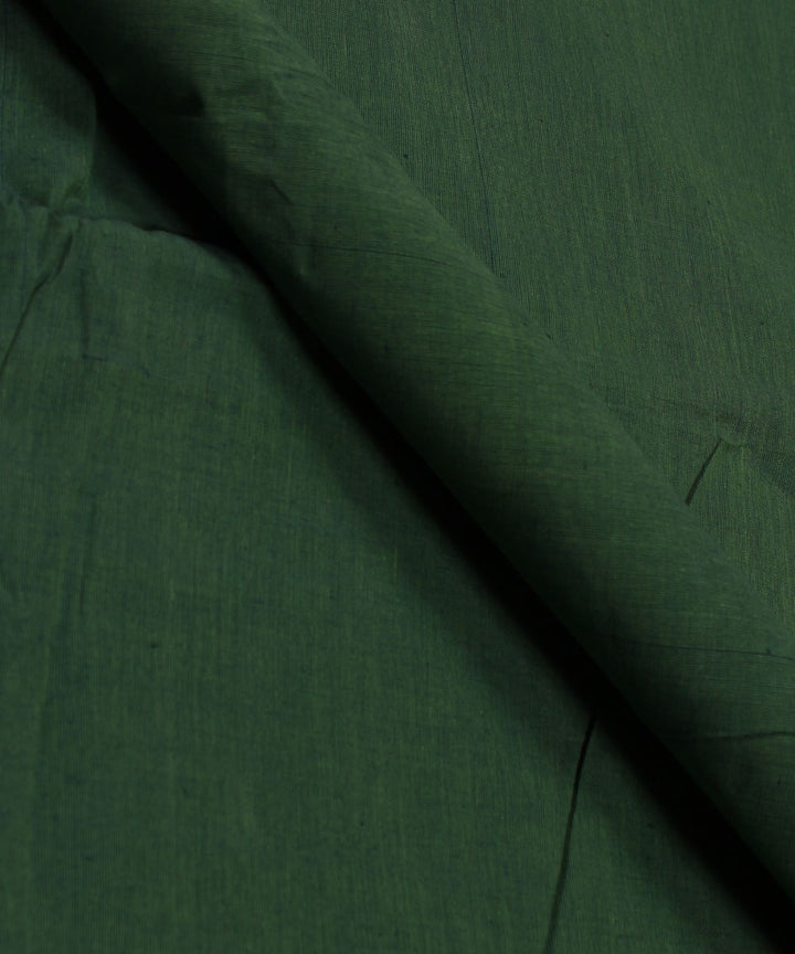 1.96m Green Handloom Cotton Fabric