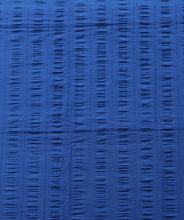 Handloom Blue Cotton Bedcover