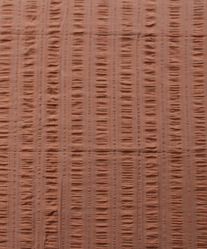 Handloom Brown Cotton Bedcover