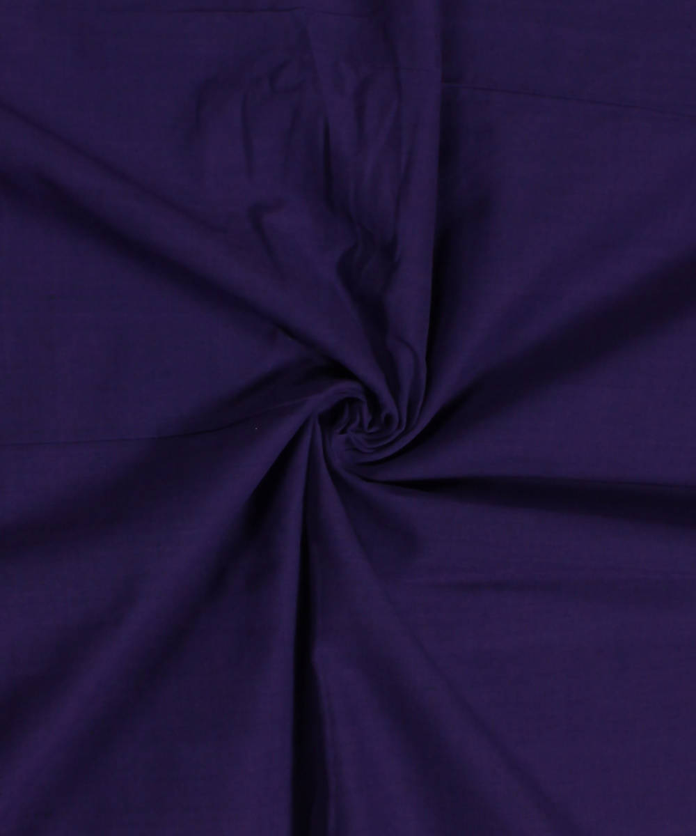 1m Handloom Cotton Navy Blue Fabric