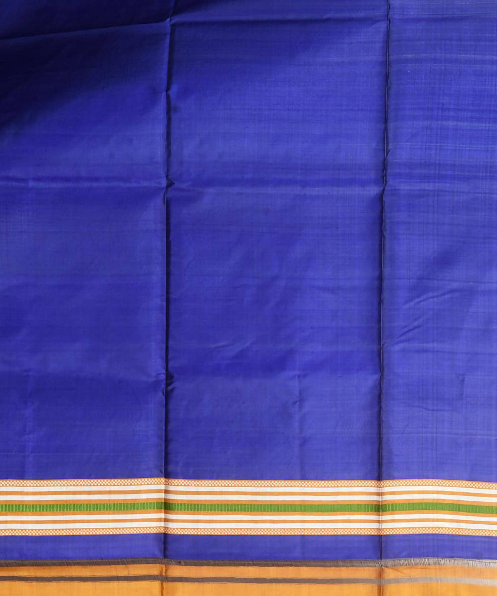 Resham shilpi yellow bengal silk saree with handwoven design