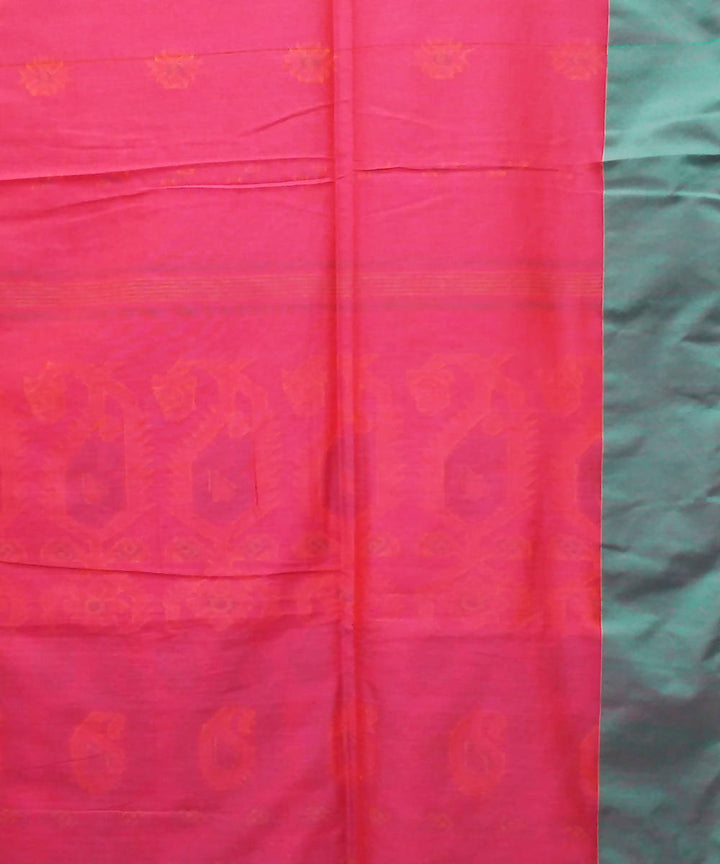 Bengal Pink Handwoven Cotton Saree