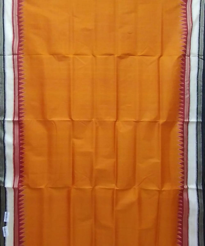 Yellow multicolor silk handloom sambalpuri saree