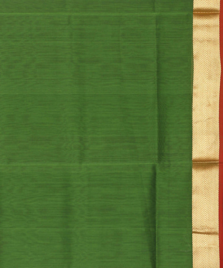 Maheshwari Green Handloom Sico Saree