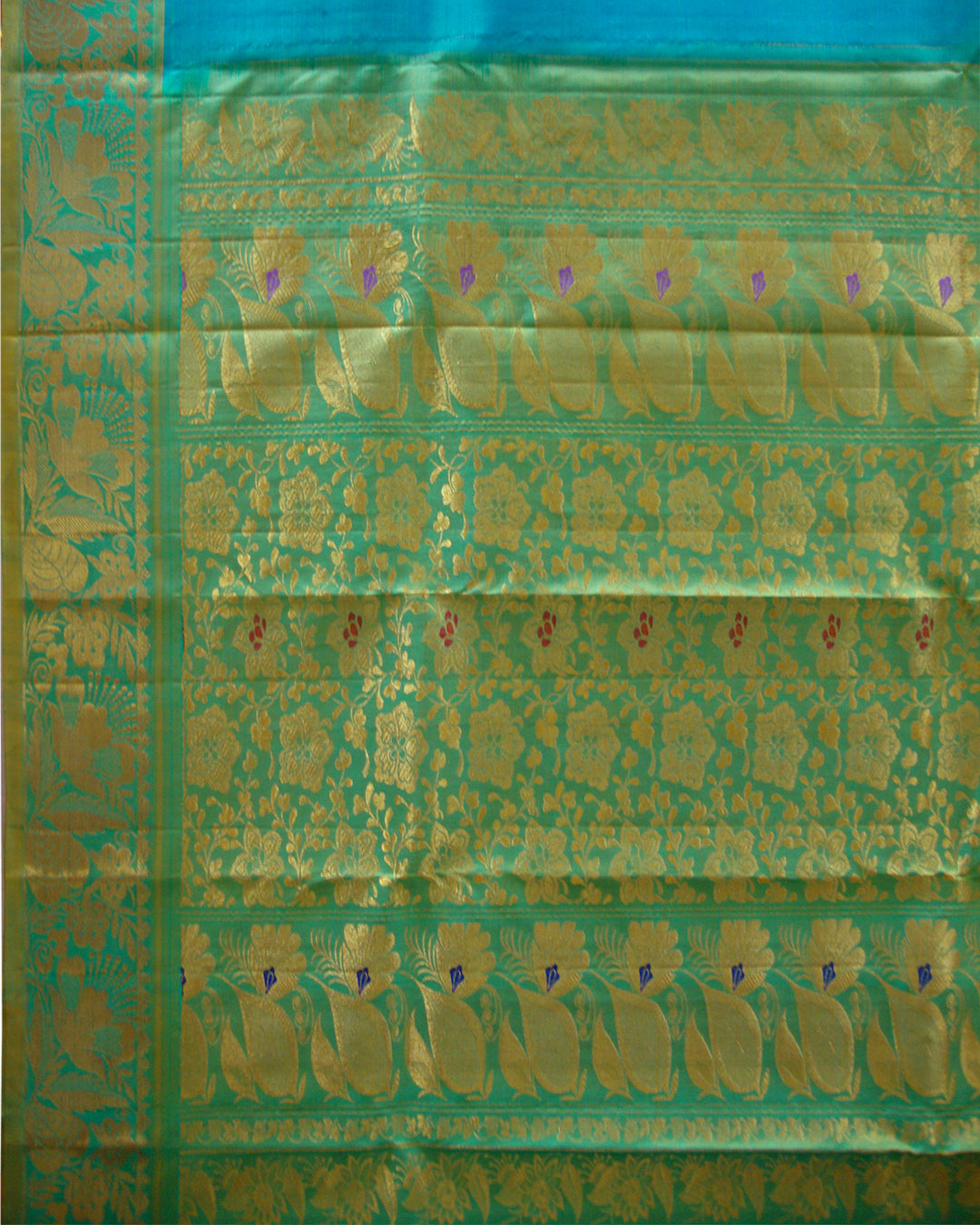 Dharmavaram Kanchi Type Saree Ananda Blue