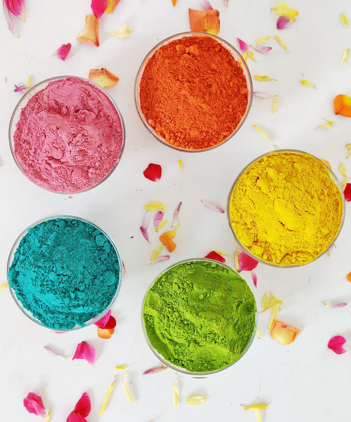 Craftizen petalists eco friendly holi colour combo of 5