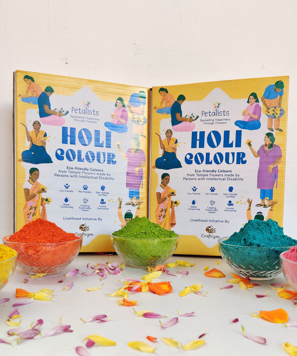 Craftizen petalists eco friendly holi colour blue
