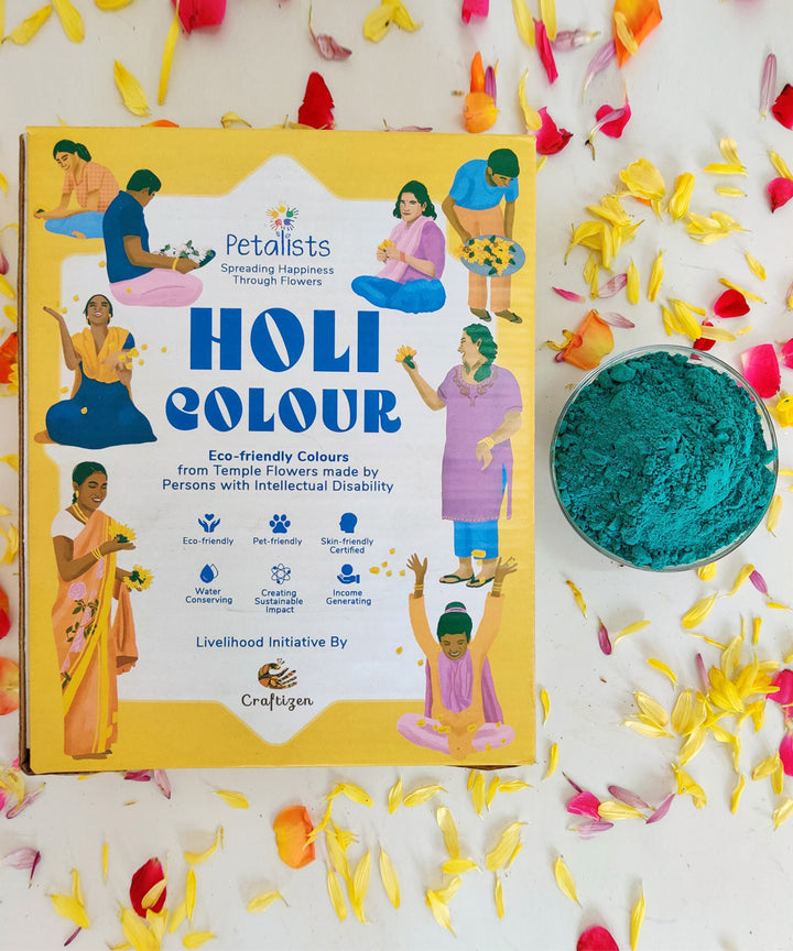 Craftizen petalists eco friendly holi colour blue