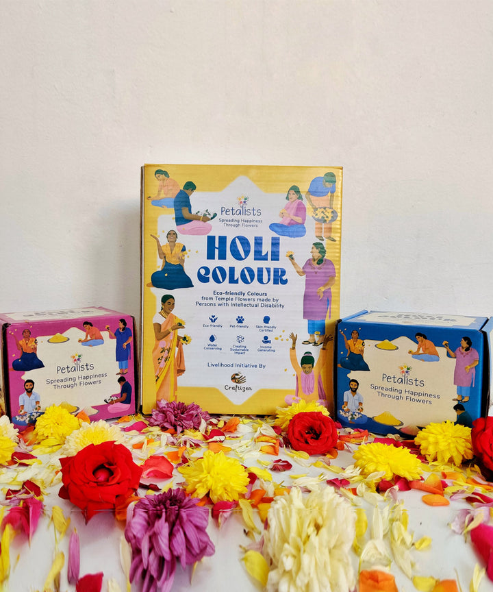 Craftizen petalists eco friendly holi colour green