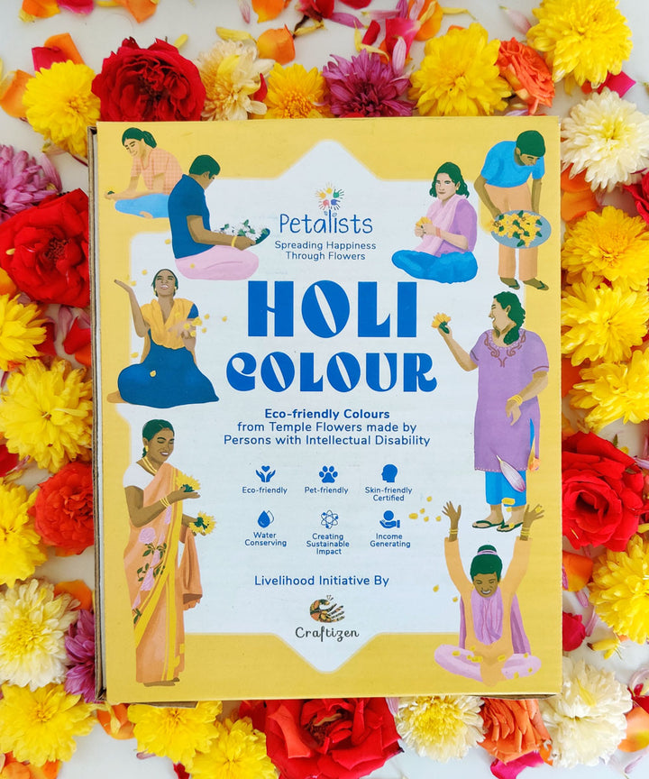 Craftizen petalists eco friendly holi colour green