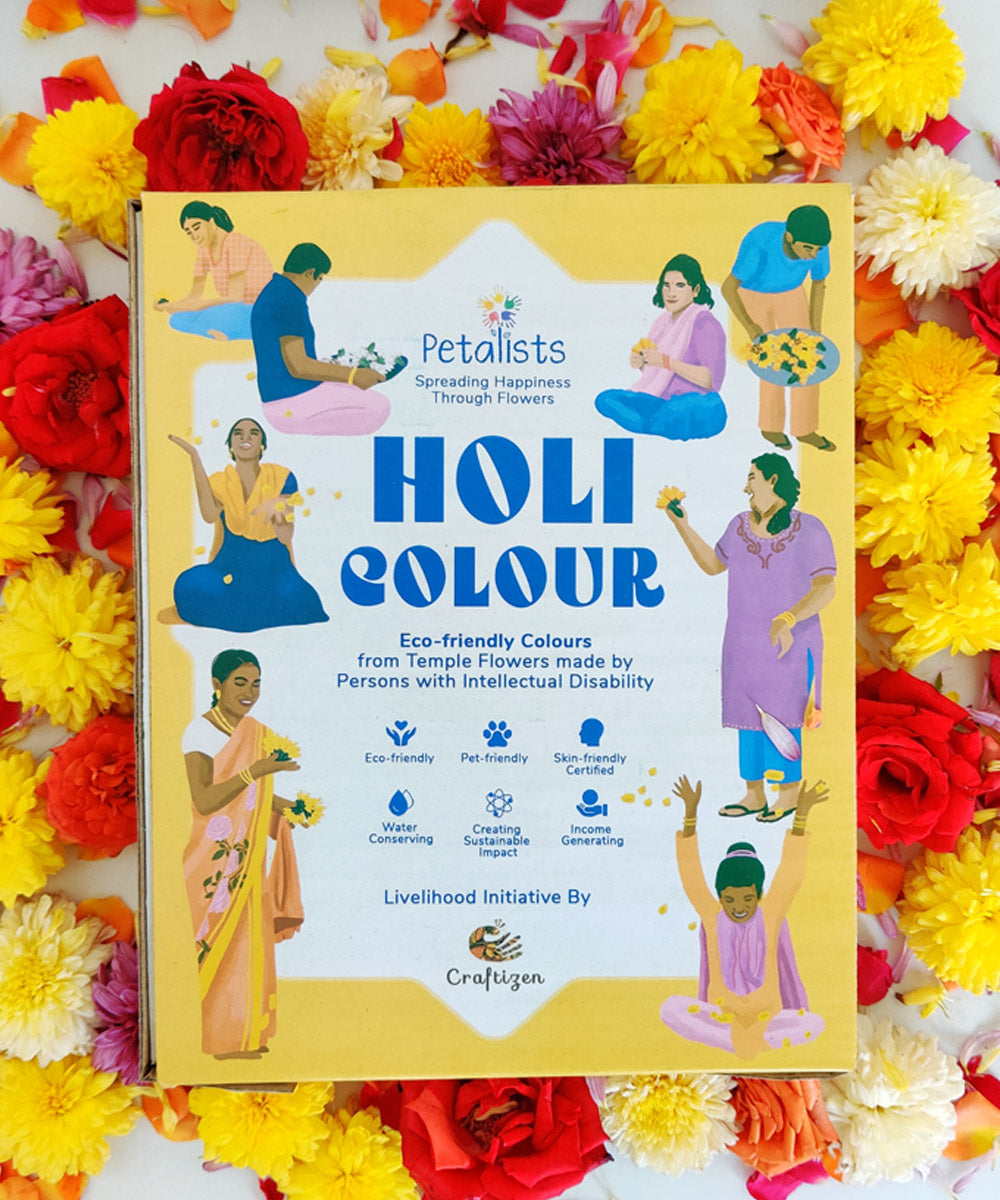 Craftizen petalists eco friendly holi colour orange