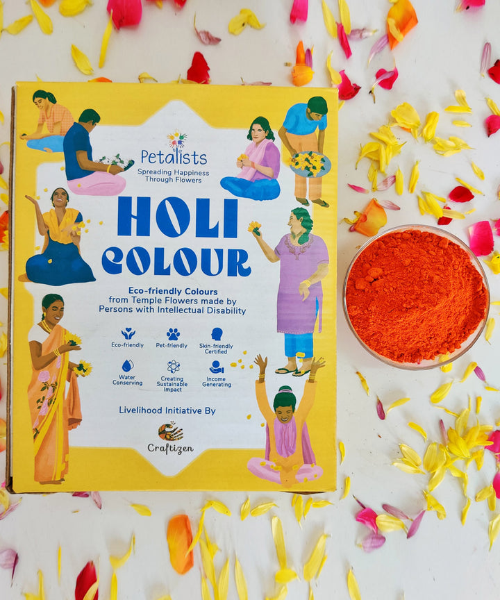 Craftizen petalists eco friendly holi colour orange