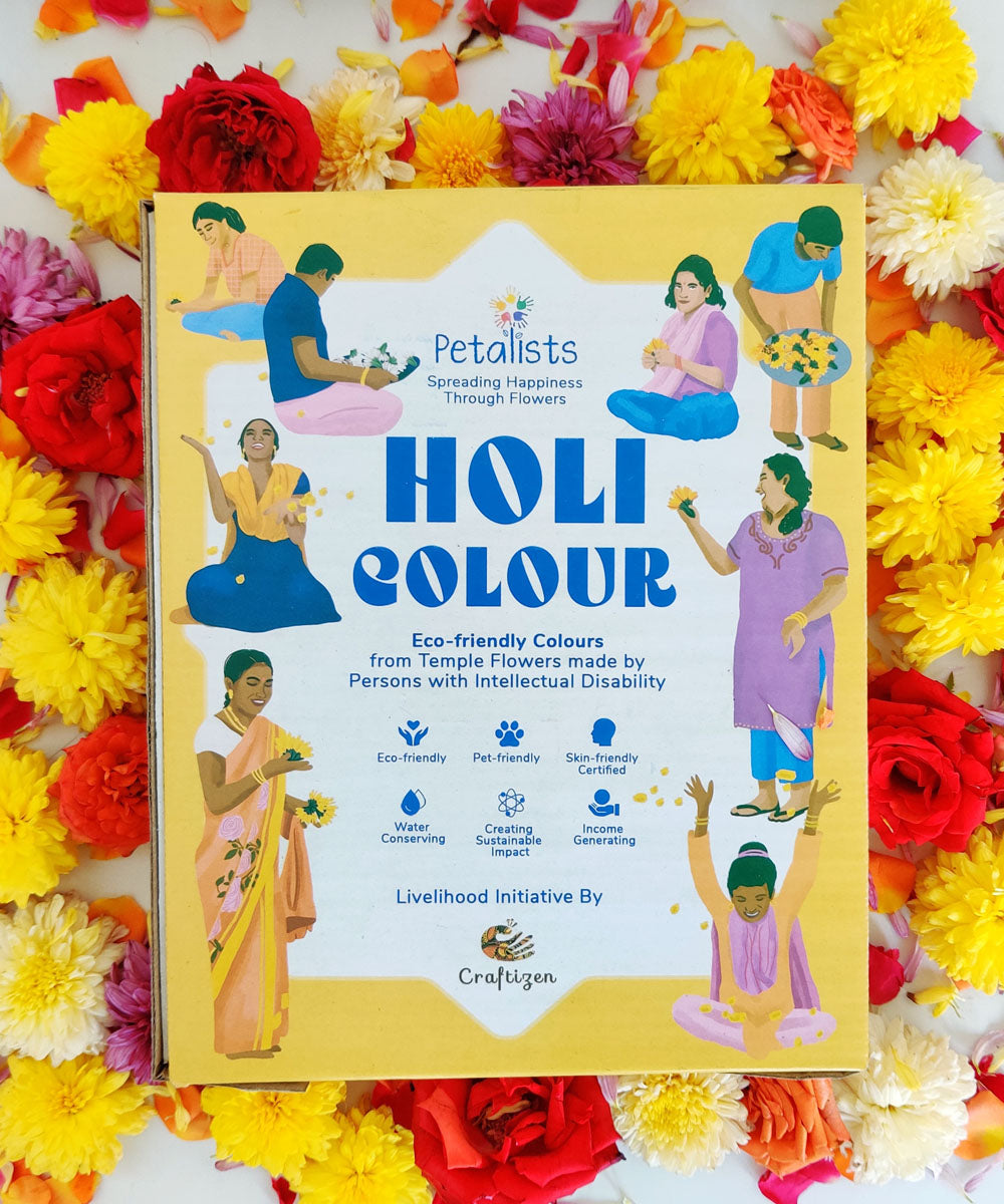 Craftizen petalists eco friendly holi colour pink