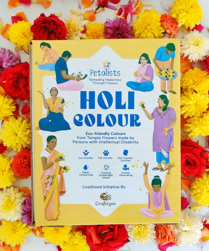 Craftizen petalists eco friendly holi colour pink