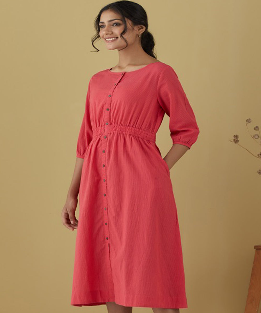 Rangsutra rené pink flared long dress