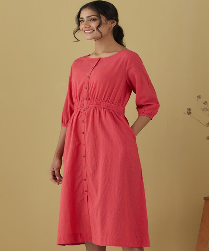 Rangsutra rené pink flared long dress