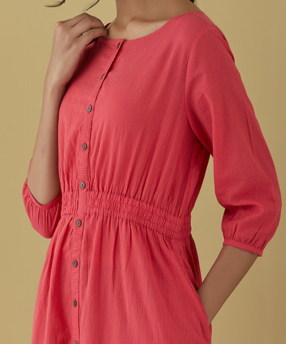 Rangsutra rené pink flared long dress