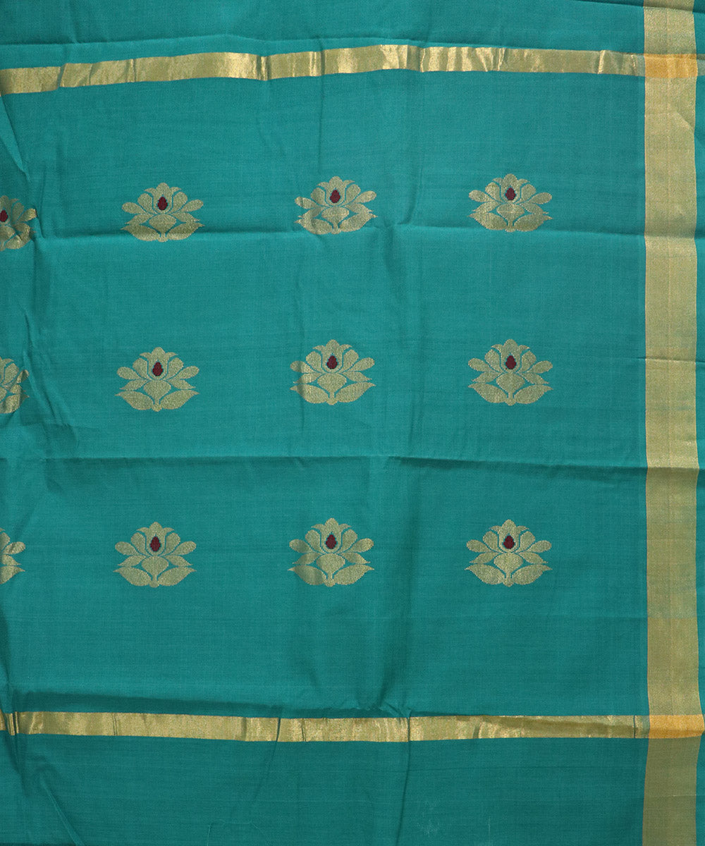 Rama green handloom cotton rajahmundry saree