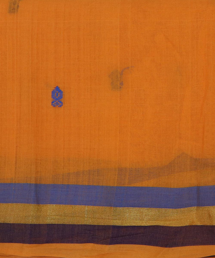 Orange handloom cotton rajahmundry saree