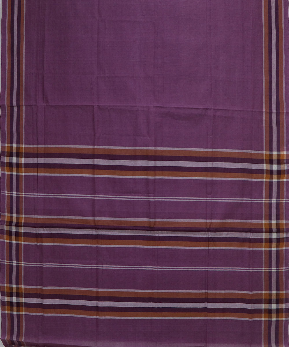 Lavender handloom cotton rajahmundry saree