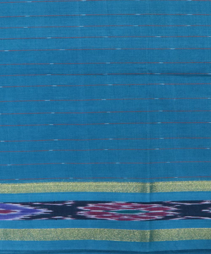 Blue handloom cotton rajahmundry saree