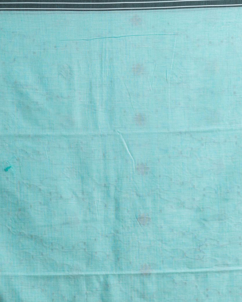 Sky blue handwoven cotton jamdani saree