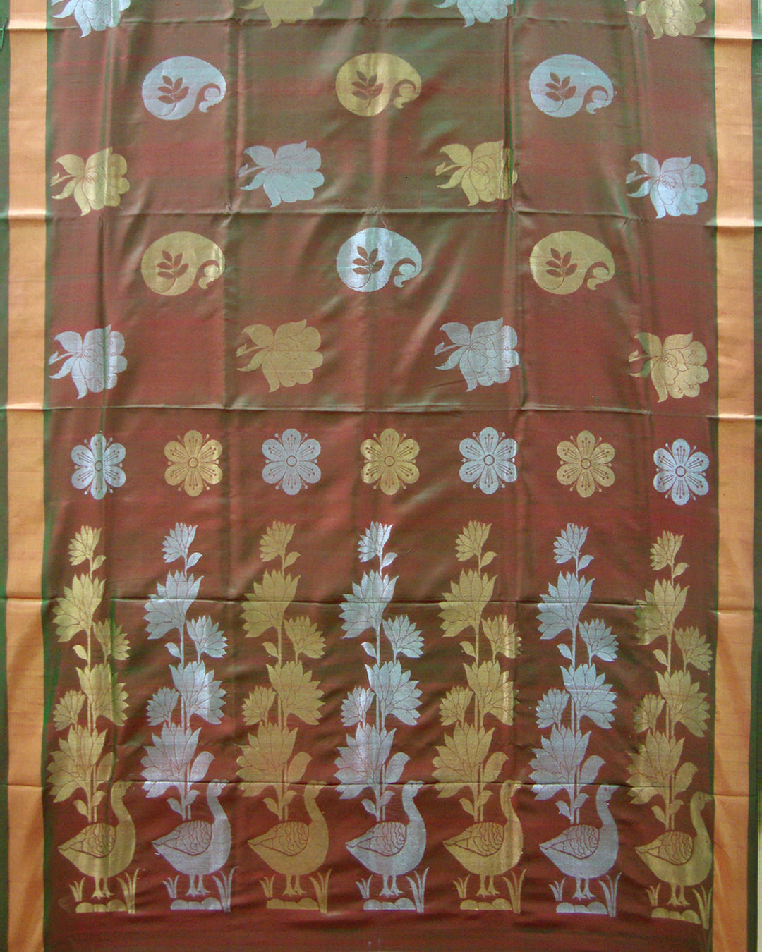 Pure Silk Venkatagiri ANE Design Saree