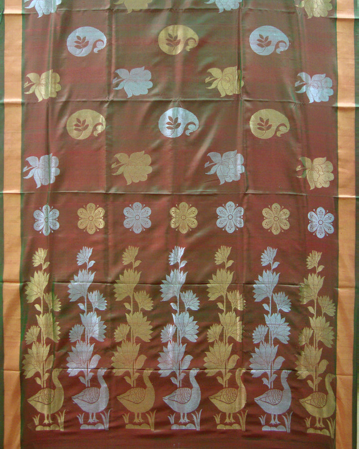 Pure Silk Venkatagiri ANE Design Saree