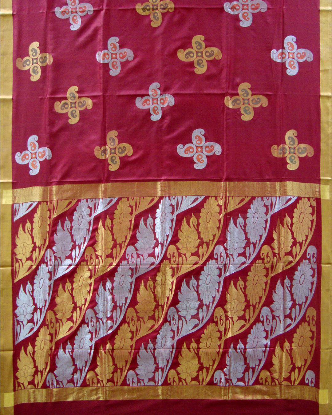 Pure Silk Venkatagiri ANE Design Saree
