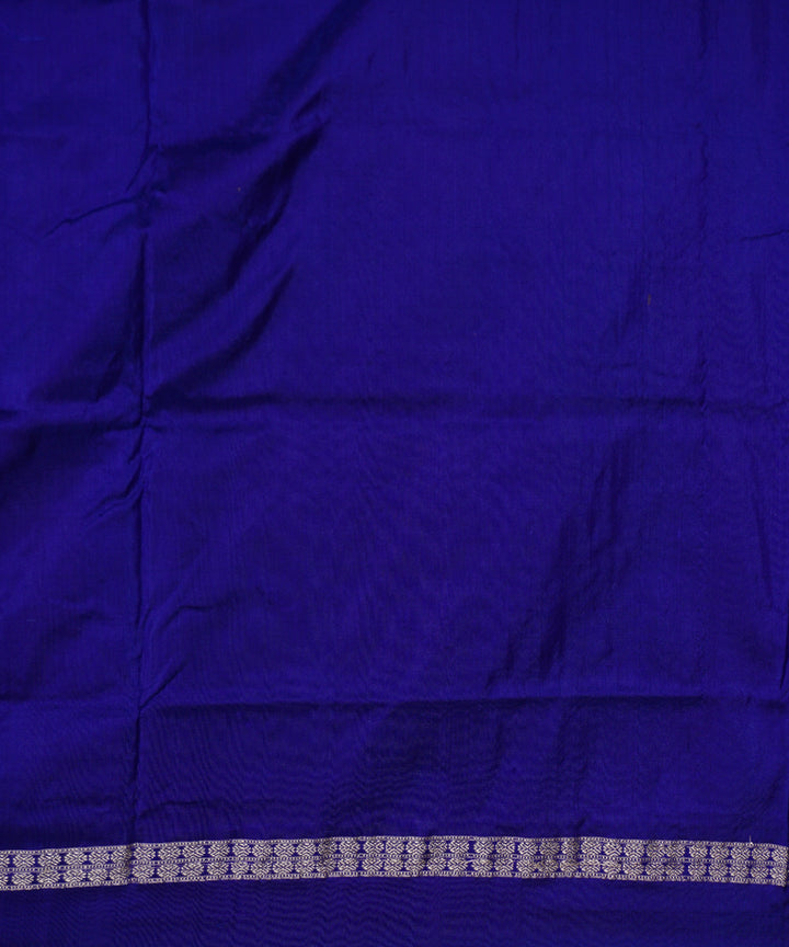 Sky blue silk handwoven bomkai saree