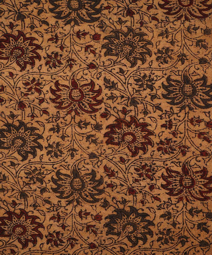 Multicolour handwoven warangal kalamkari cotton dhurrie