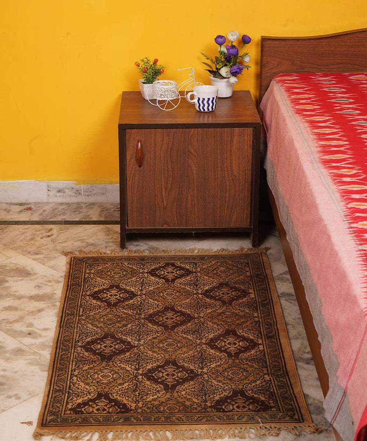 Handloom multicolour warangal kalamkari cotton dhurrie