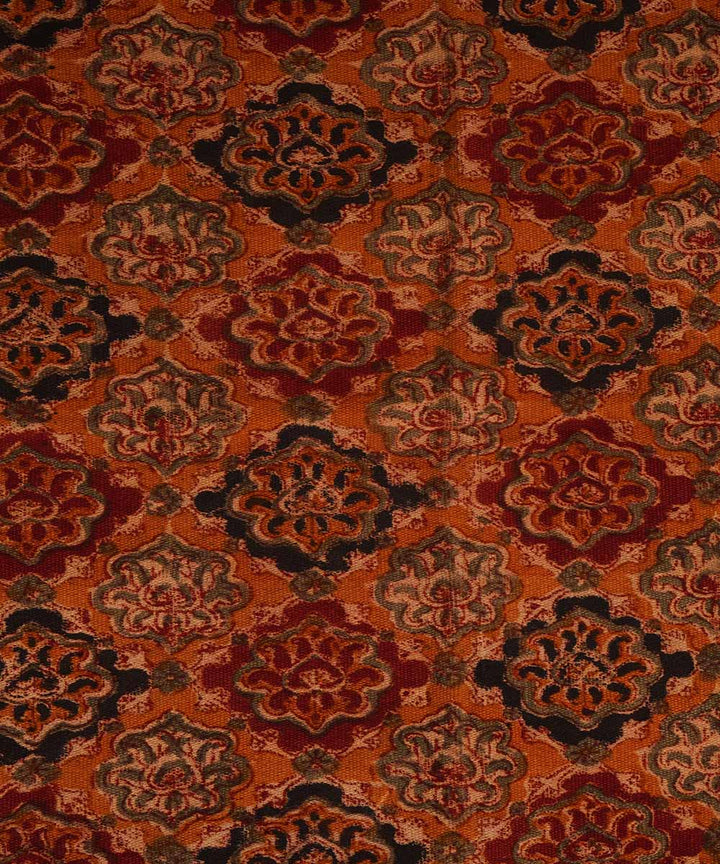 Handwoven multi color kalamkari warangal cotton durrie