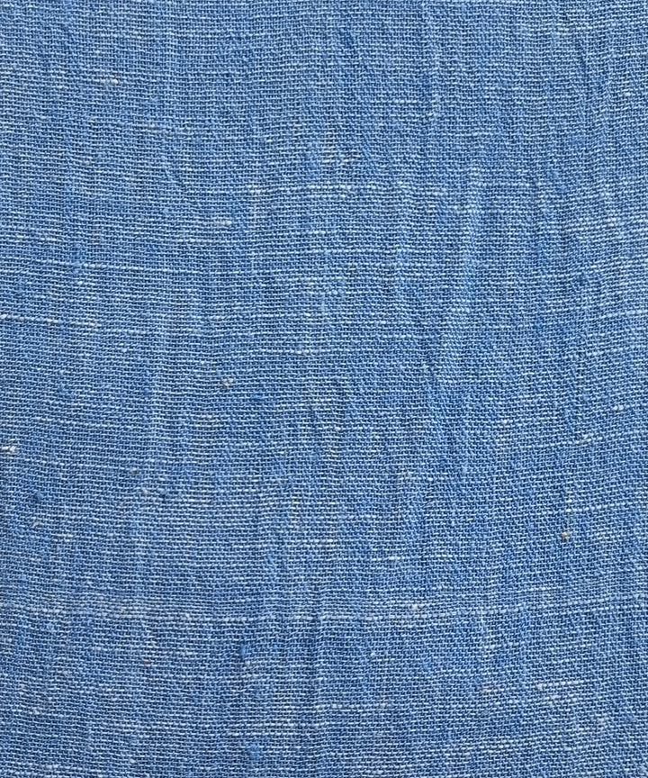 2.5m Blue handspun handloom cotton kurta material