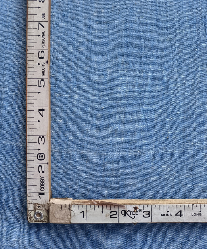 2.5m Blue handspun handloom cotton kurta material