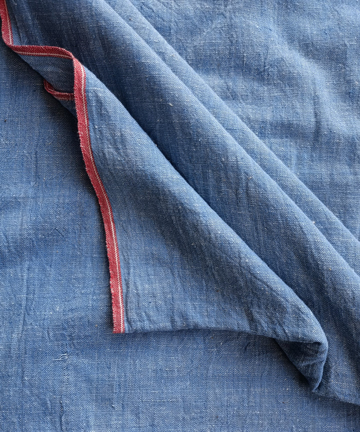 2.5m Blue handspun handloom cotton kurta material