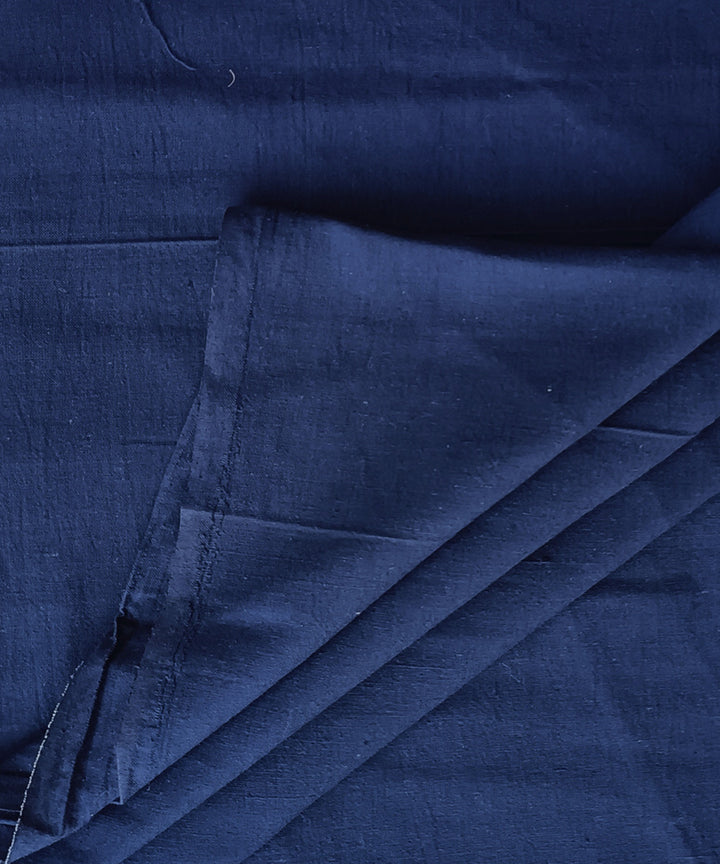 2.5m Indigo twill weave handspun handwoven cotton kurta material