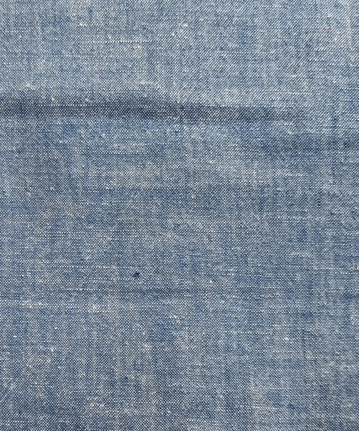 2.5m Light blue white handspun handloom cotton kurta material