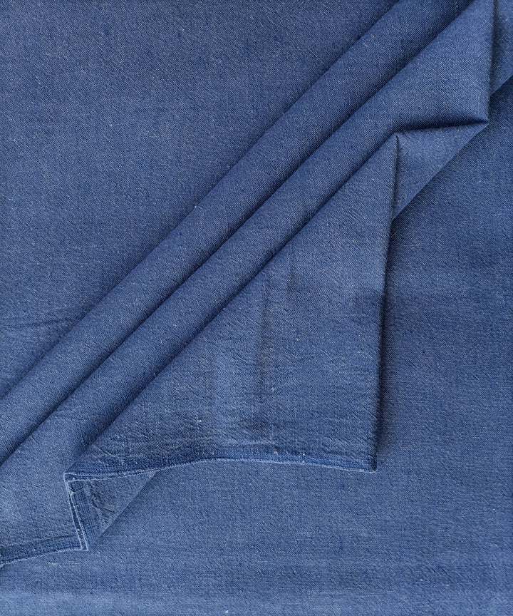 2.5m Blue handspun hand loom cotton kurta material