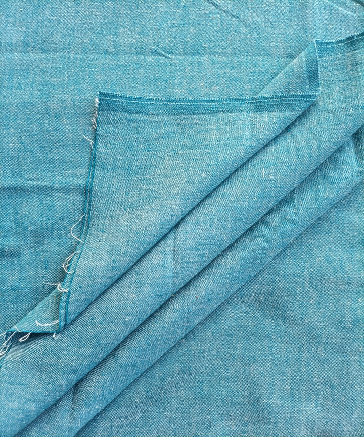 2.5m Tiffany blue handspun handloom cotton kurta material