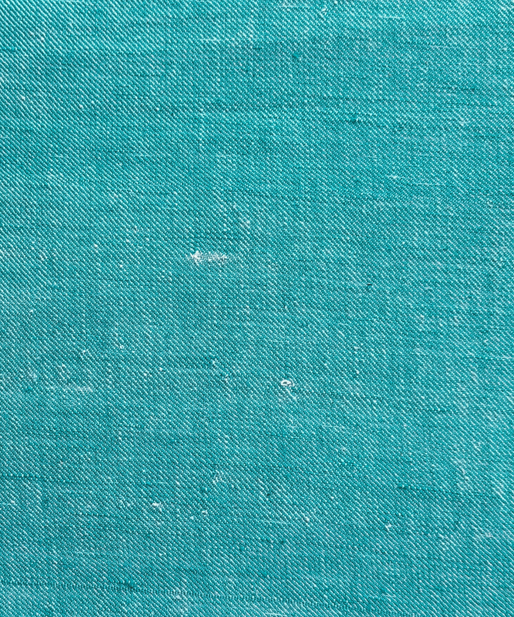 2.5m Persian green twill handspun handloom cotton kurta material