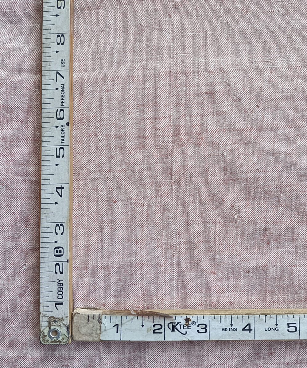 2.5m Cream white handspun hand loom cotton kurta material